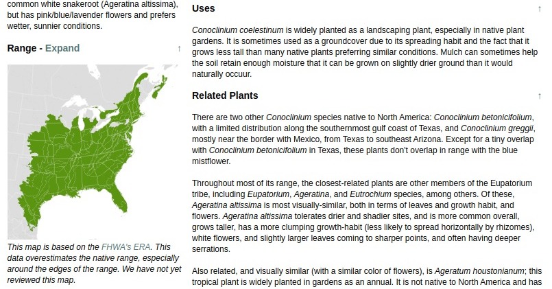 Tentative Range Maps of Native Plants - bplant.org